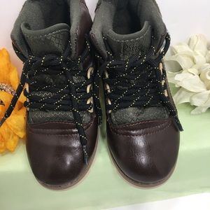 Oshkosh B’gosh Toddler Boy’s Ankle Boots Brown SZ 11 Style Alder-B-01